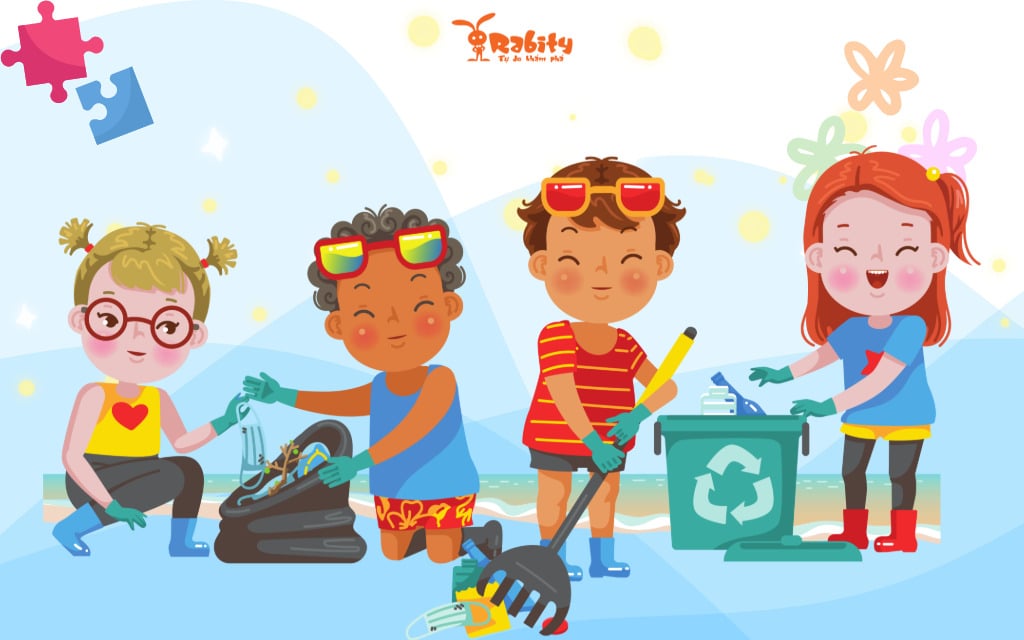 kỹ năng sống cho trẻ mẫu giáo biết bảo vệ môi trường