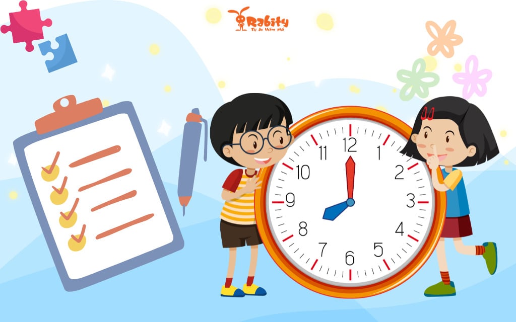 kỹ năng sống cho trẻ biết quản lý thời gian