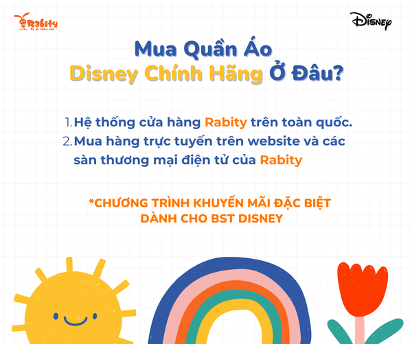Mua Quần Áo Disney Chính Hãng Ở Đâu?