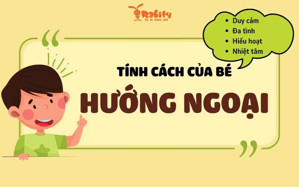 tính cách của bé hướng ngoại