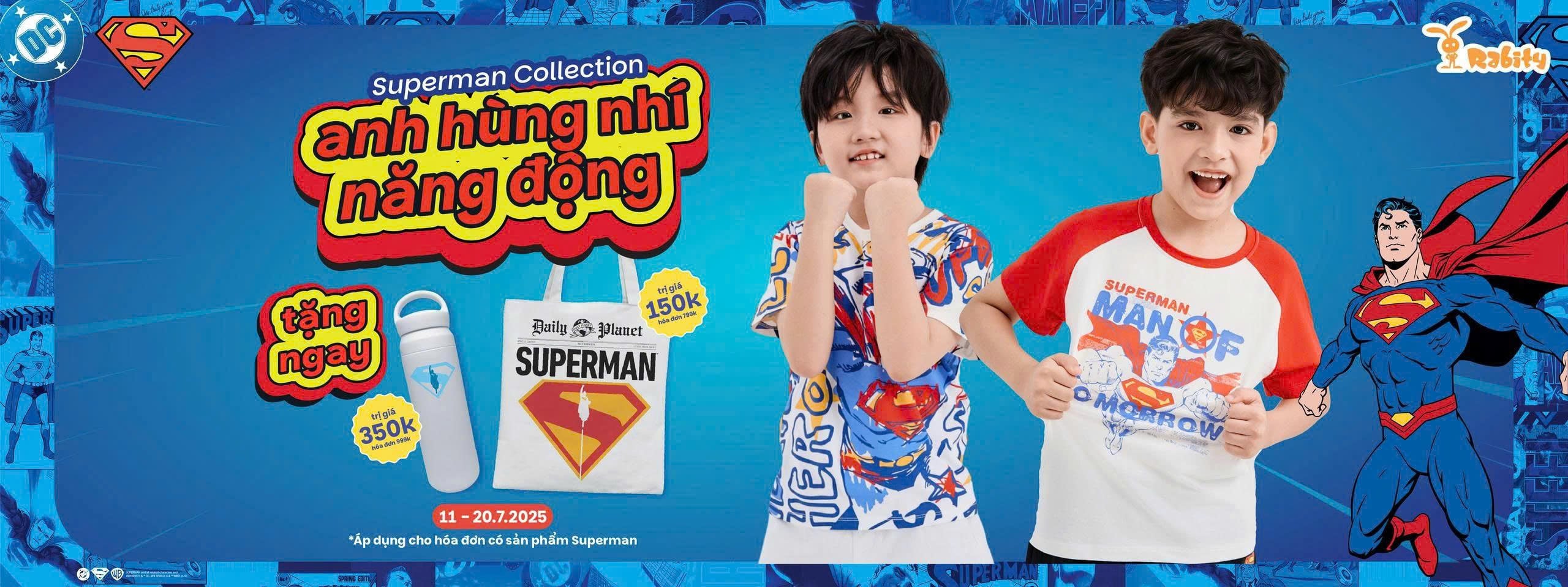 BỘ SƯU TẬP SUPERMAN - ANH HÙNG NHÍ NĂNG ĐỘNG