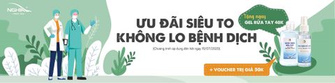 Ưu đãi tháng 7 tặng gel nước rửa tay kèm voucher 50000