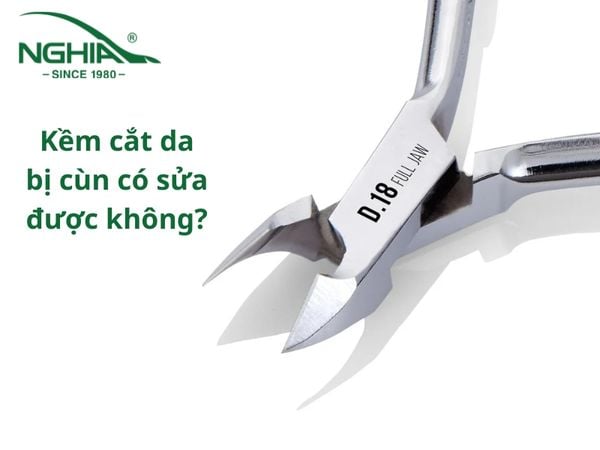 Kềm cắt da bị cùn có sửa được không? Cách làm mới kềm cắt da đơn giản