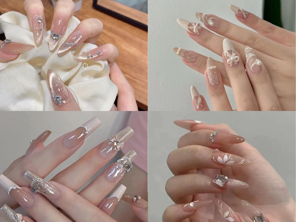 Top 30+ mẫu nail cô dâu tinh tế, thanh lịch giúp nàng nổi bật trong ngày đặc biệt