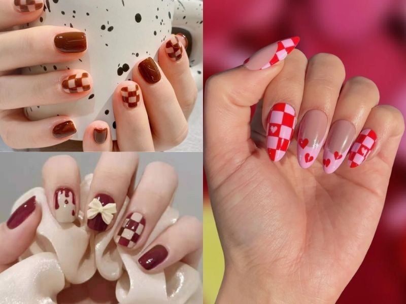 25+ Mẫu Nail Caro Đẹp, Độc Đáo, Trendy Cho Các Nàng 2025