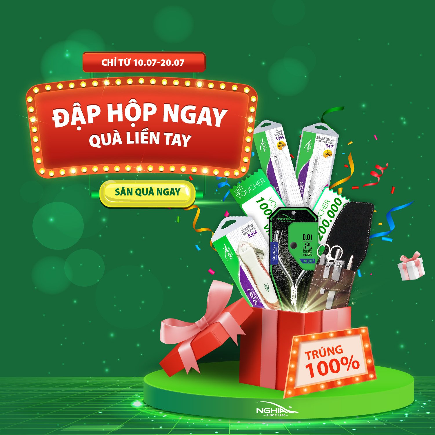 Minigame Đập Hộp Ngay - Quà Liền Tay - Trúng 100% | Kềm Nghĩa Việt Nam –  Kềm Nghĩa - Nghia Nippers