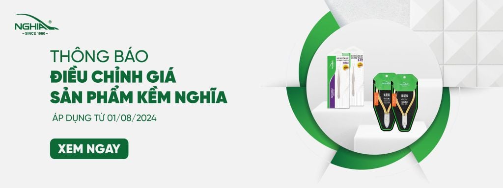 THÔNG BÁO ĐIỀU CHỈNH GIÁ SẢN PHẨM KỀM NGHĨA