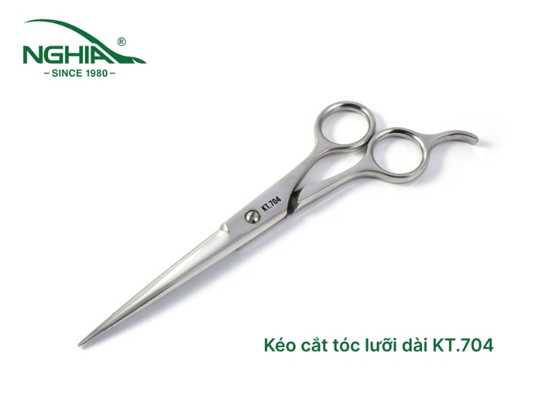 Kéo cắt tóc lưỡi dài KT.704