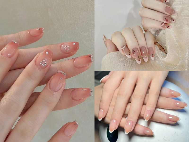 Nail cô dâu cho nàng thích sự nhẹ nhàng