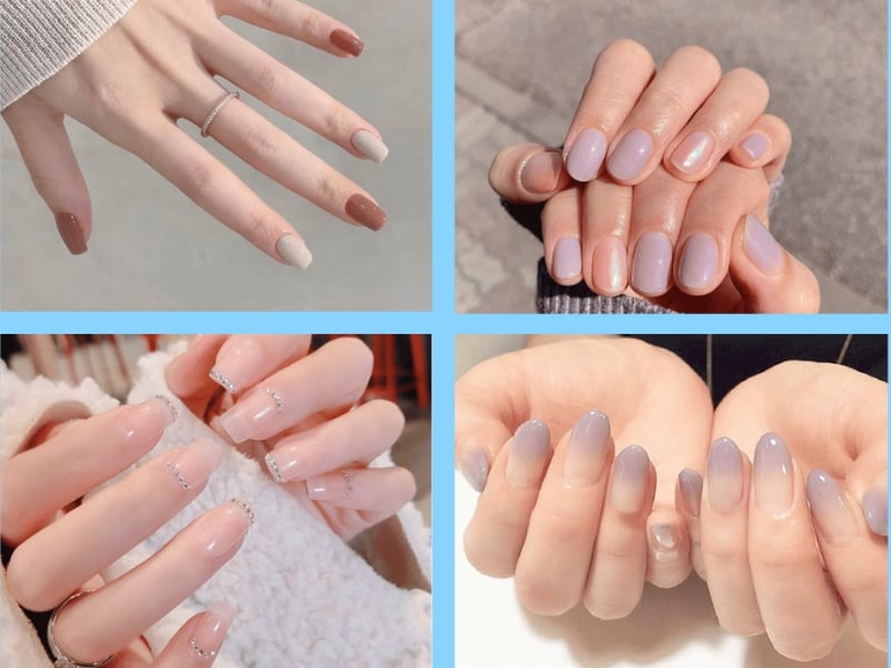 Mẫu nail đơn giản cho học sinh