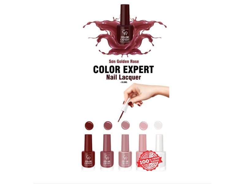 Sơn móng Golden Rose Color EXPERT Nail Lacquer