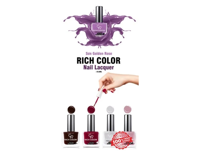 Sơn móng Golden Rose Rich Color Nail Lacquer