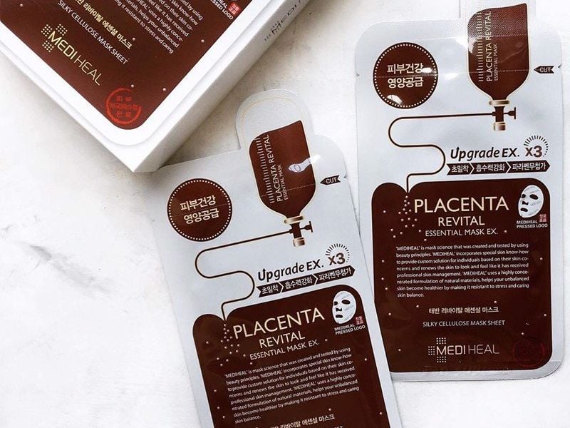 Mặt nạ Placenta Revital giúp da căng tràn sức sống