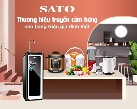SATO – Thương hiệu truyền cảm hứng cho hàng triệu gia đình Việt