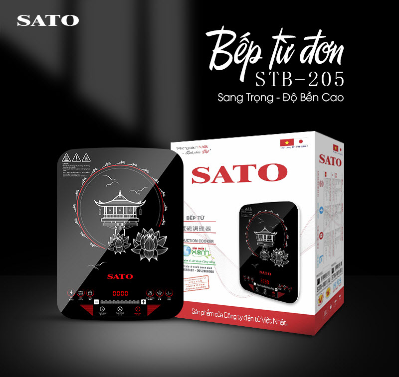Bếp từ đơn Sato STB-205 7