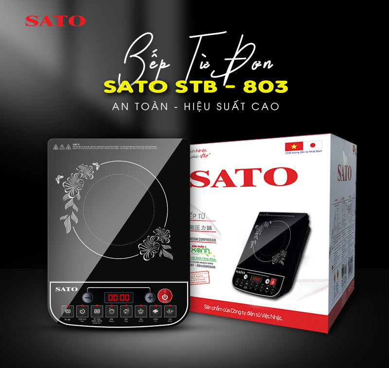 BẾP TỪ ĐƠN SATO STB-803 7