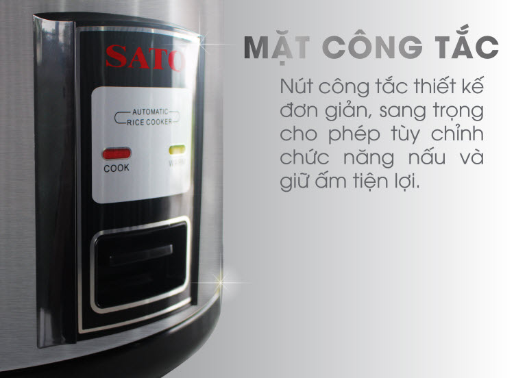 Nồi cơm điện Sato S100-100E 10 lít