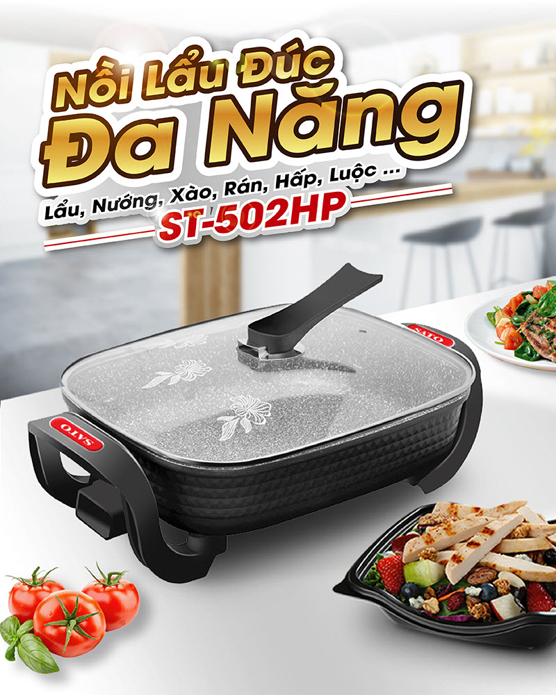 Nồi lẩu điện đa năng SATO ST-502HP 1