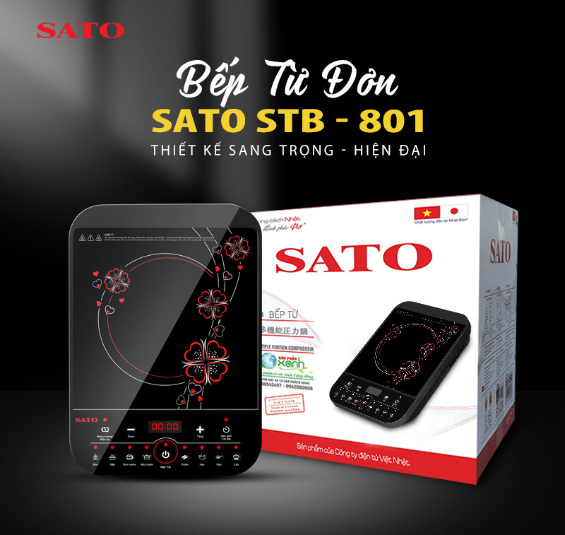 Bếp từ đơn SATO STB-801 8
