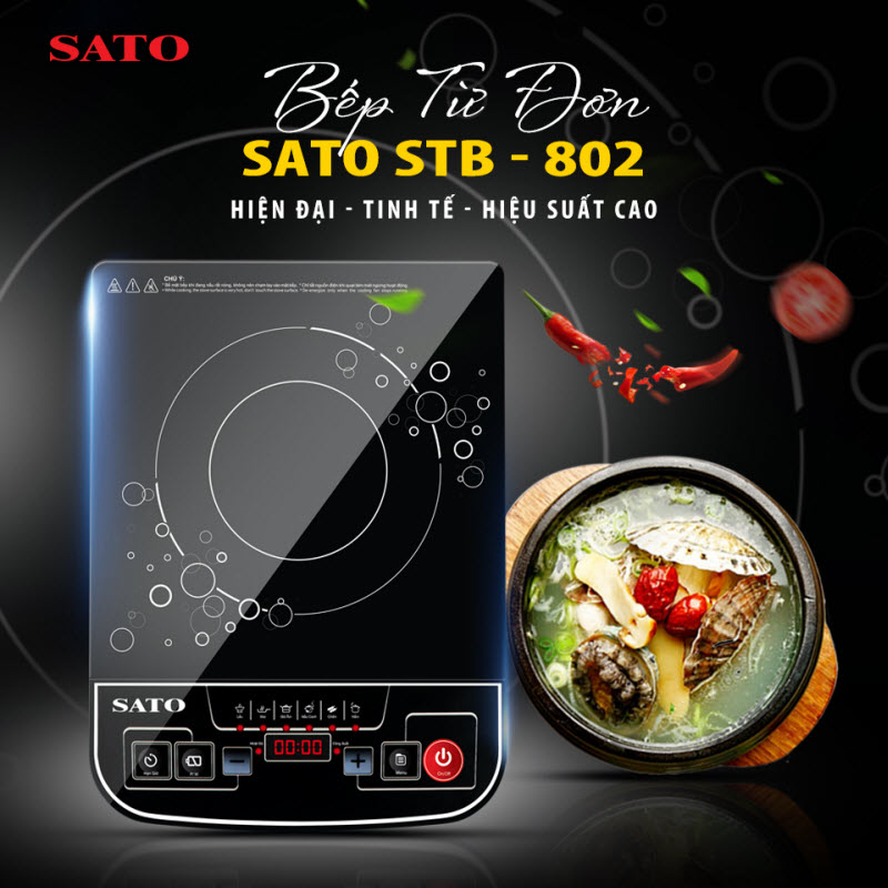 BẾP TỪ ĐƠN SATO STB-802 01