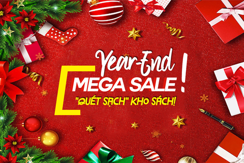 Year-End Mega Sale: 'Quét sạch' kho sách!
