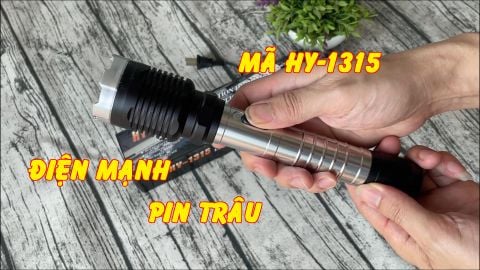 Đèn pin roi điện HY-1315 điện mạnh pin trâu
