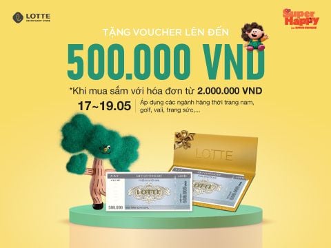 TẶNG VOUCHER LÊN ĐẾN 500K