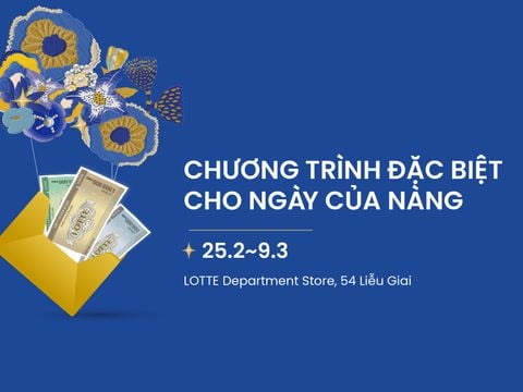CHƯƠNG TRÌNH ĐẶC BIỆT NHÂN NGÀY CỦA NÀNG