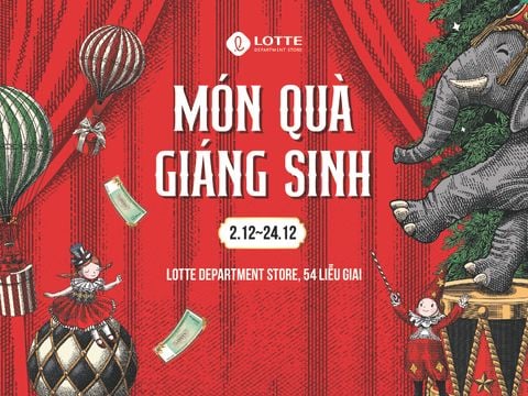 GIÁNG SINH KỲ DIỆU VỚI NHỮNG MÓN QUÀ ĐỘC QUYỀN TỪ LOTTE DEPARTMENT STORE