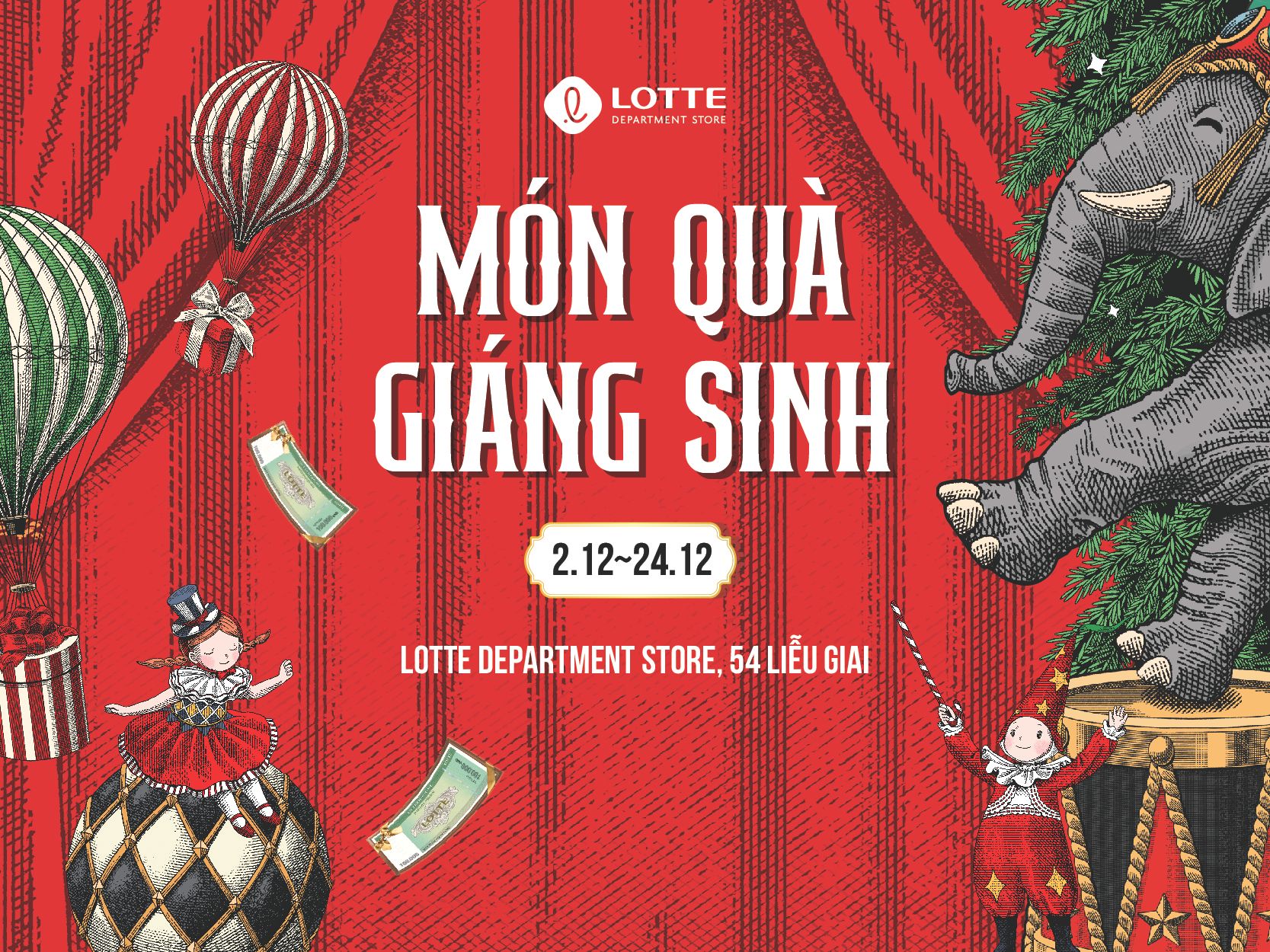 GIÁNG SINH KỲ DIỆU VỚI NHỮNG MÓN QUÀ ĐỘC QUYỀN TỪ LOTTE DEPARTMENT STORE