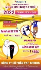 Flypower ngập tràn khuyến mãi mừng sinh nhật 8 tuổi