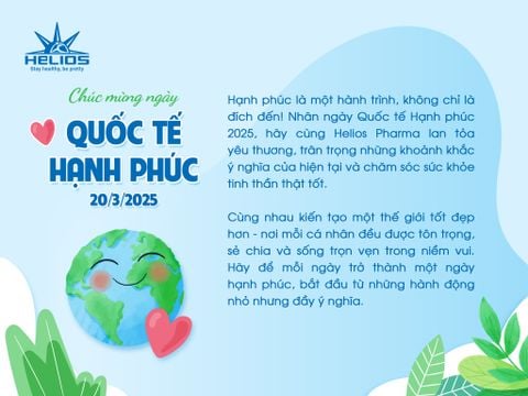 CHÚC MỪNG NGÀY QUỐC TẾ HẠNH PHÚC (20/3/2025)