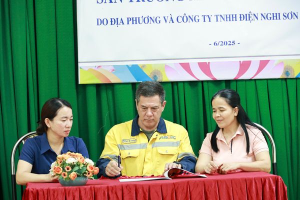 NS2PC: Bàn giao sân trường cho trường mầm non Hải Thượng