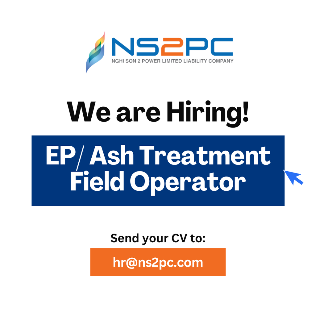 [JOB OPENNING] EP/ASH TREATMENT FIELD OPERATOR