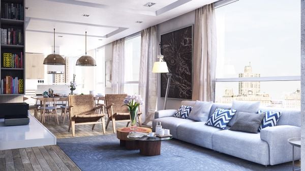 Phong cách thiết kế nội thất hiện đại 2