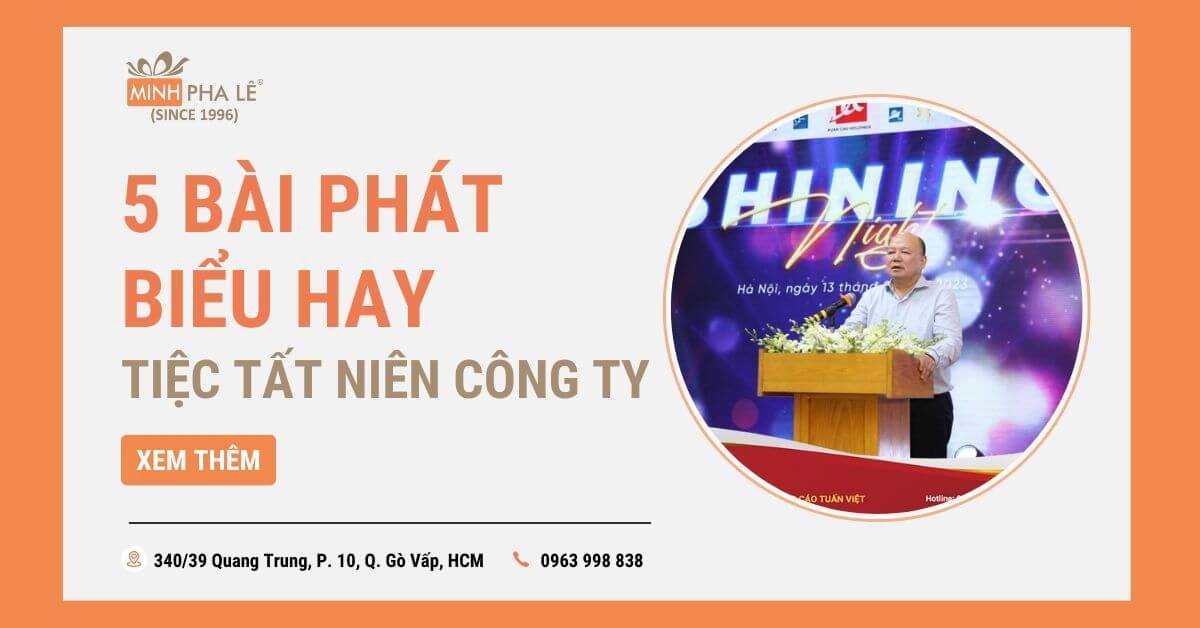 5 Bài Phát Biểu Tiệc Tất Niên Hay, Ý Nghĩa Cho Công Ty