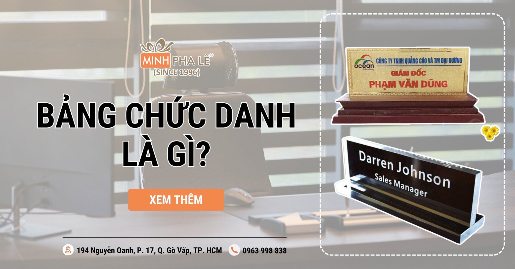 Bảng Chức Danh Là Gì? Có Bao Nhiêu Loại?