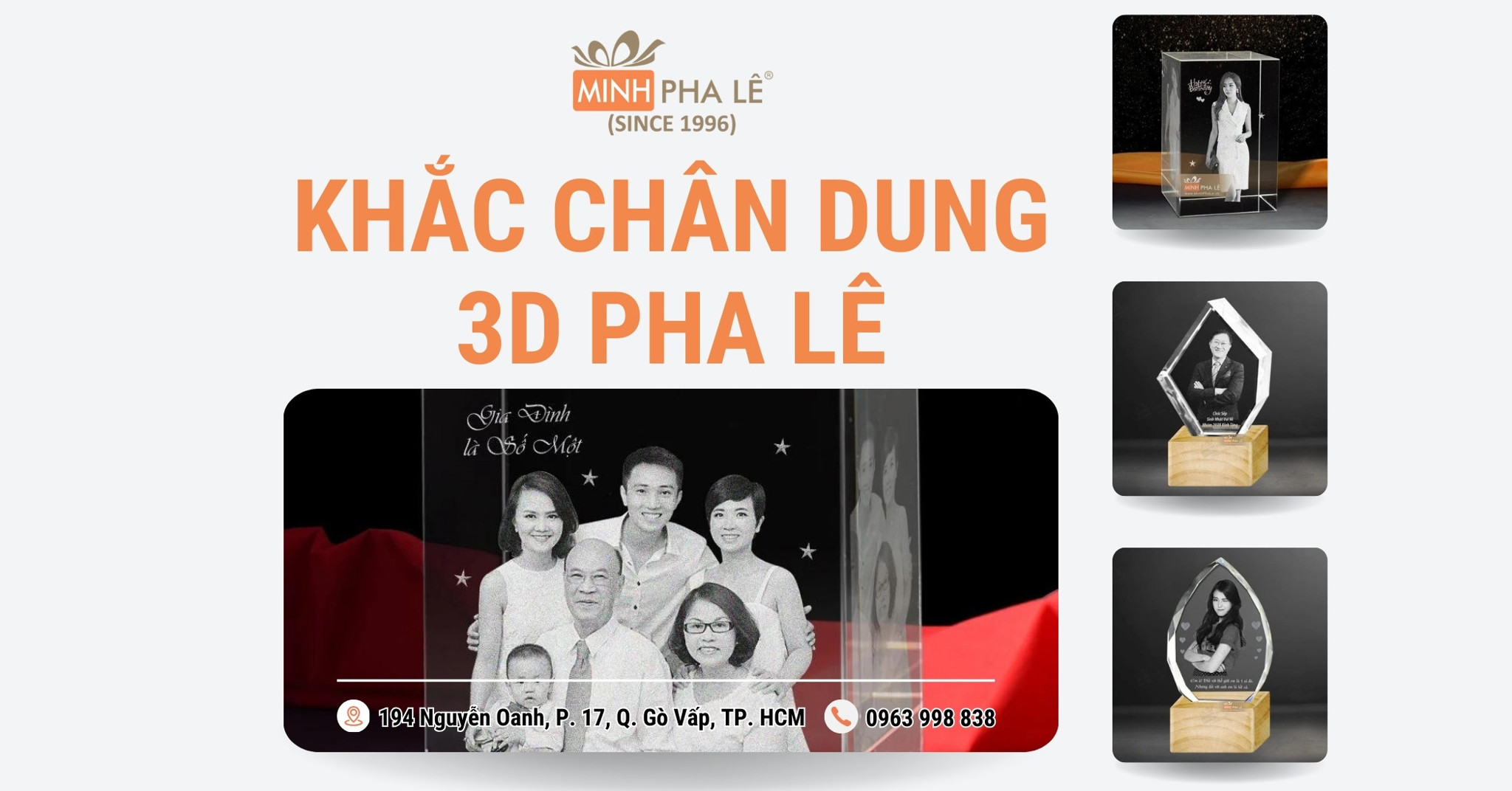 Công Nghệ Khắc Chân Dung 3D Pha Lê Bạn Đã Biết?