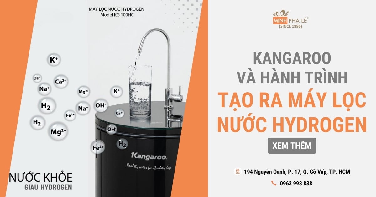 Kangaroo và hành trình sáng chế máy lọc nước hydrogen
