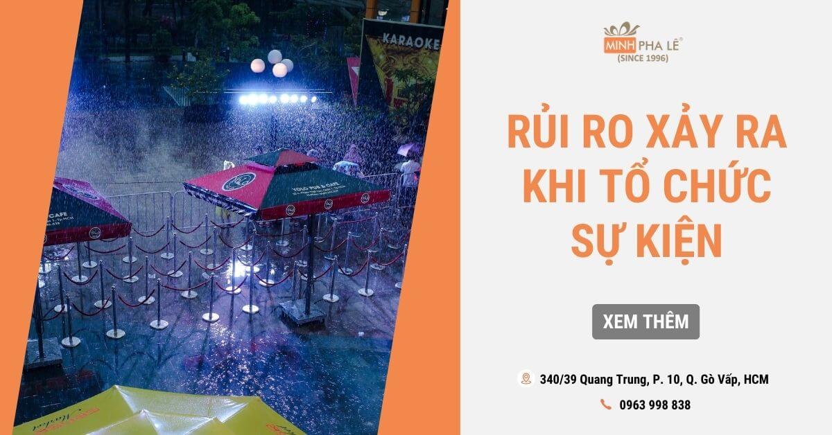 Rủi Ro Thường Xảy Ra Trong Tổ Chức Sự Kiện