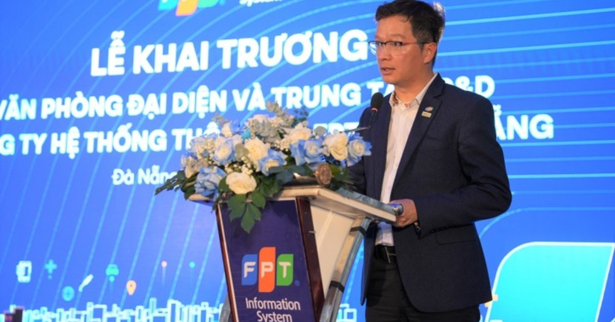 Ông Trần Đăng Hòa - Chủ tịch FPT IS chia sẻ về chiến lược nghiên cứu phát triển và thương mại hoá sản phẩm, giải pháp công nghệ của FPT IS
