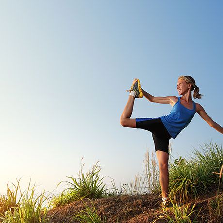 Tập yoga khi chạy bộ