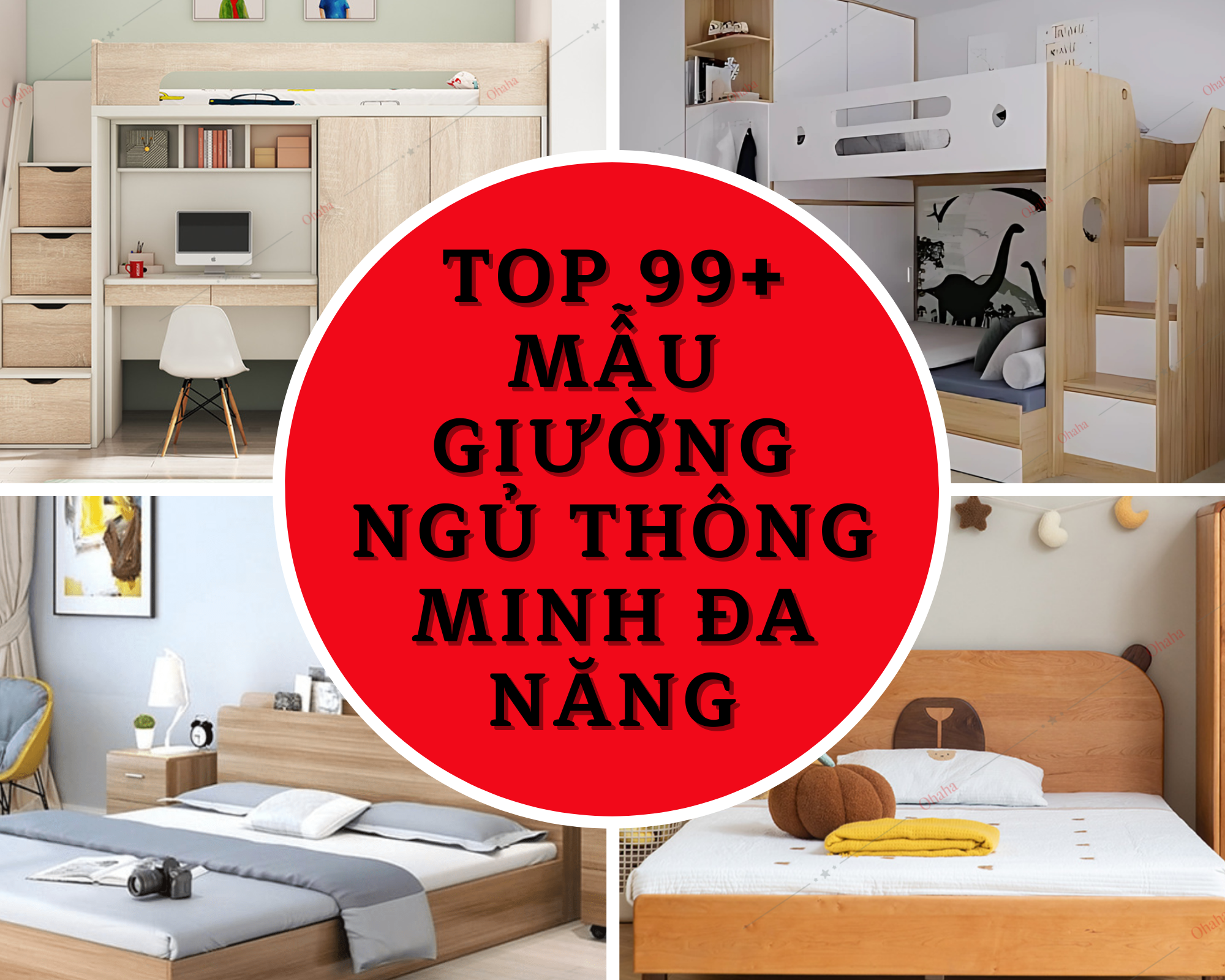 Top 99+ mẫu giường ngủ thông minh đa năng, giá tốt tại nội thất Ohaha