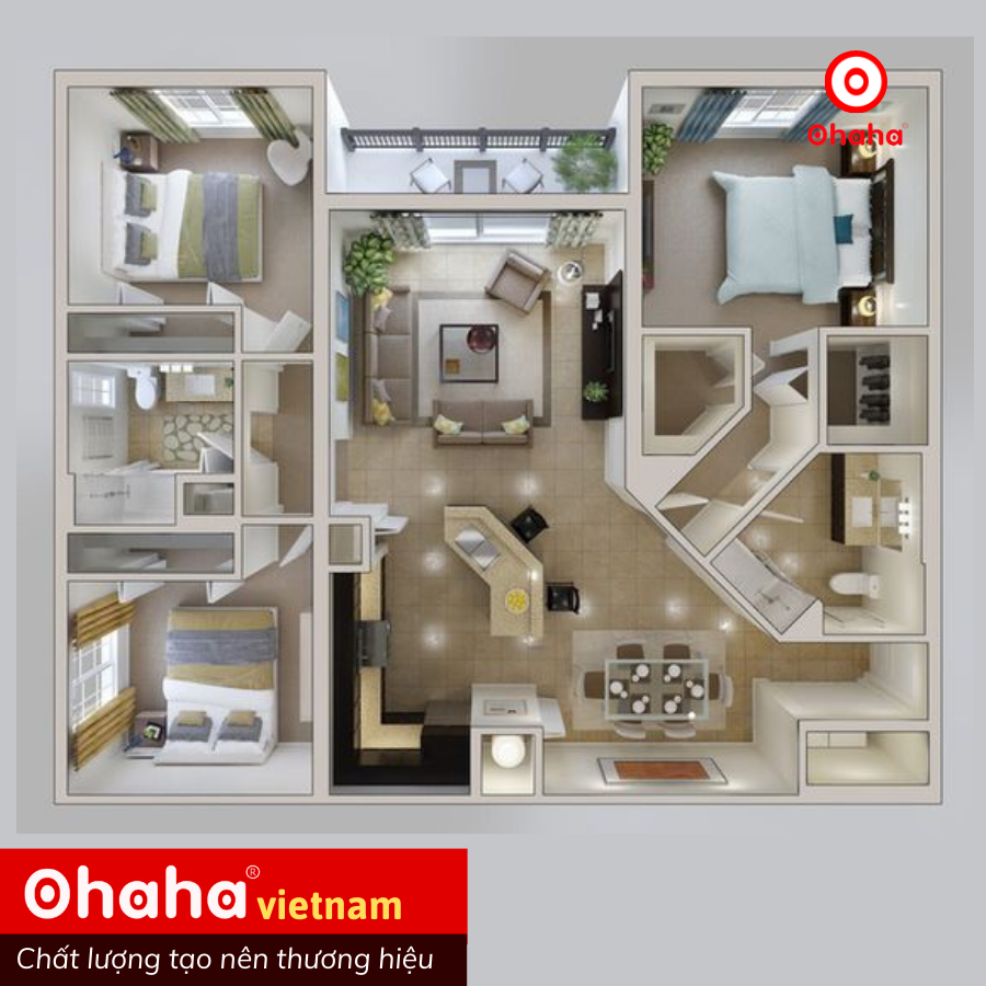 99+ mẫu thiết kế nội thất chung cư đẹp và