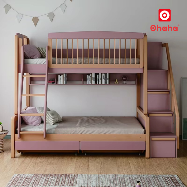 Giường tầng gỗ tự nhiên