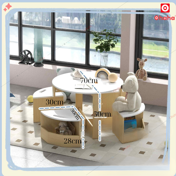 Bàn Học Đa Năng Ohaha - BH012
