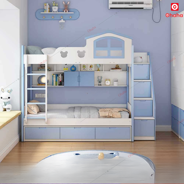 Giường tầng thông minh hiện đại cao cấp Ohaha - GTHĐ034