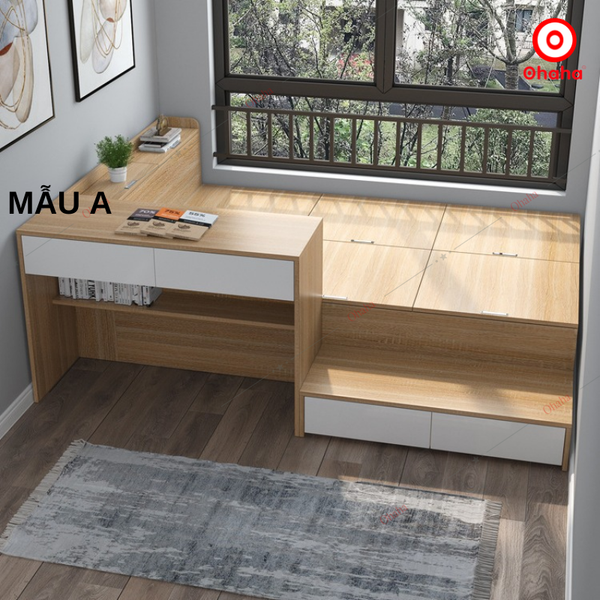 Combo giường ngủ đa năng kết hợp tủ và bàn học Ohaha - GĐN003