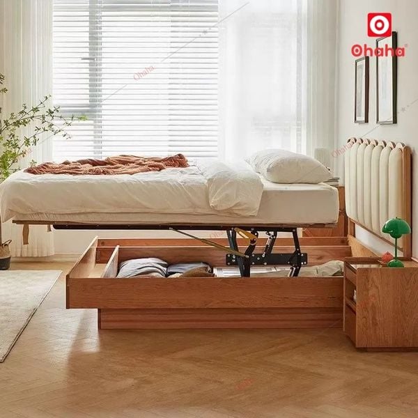Giường ngủ gỗ công nghiệp cao cấp Ohaha - GC054