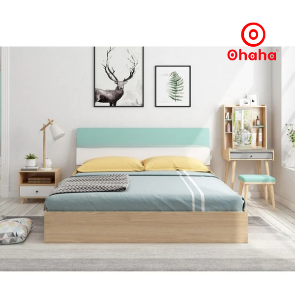 Giường ngủ gỗ công nghiệp cao cấp Ohaha - GC010